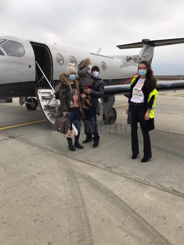 A pus la dispoziție aeronava personală pentru transportul unui copil bolnav în Turcia