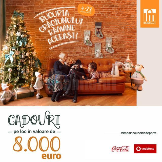 Iulius Mall Suceava a pregătit mii de cadouri, în valoare de peste 8.000 de euro