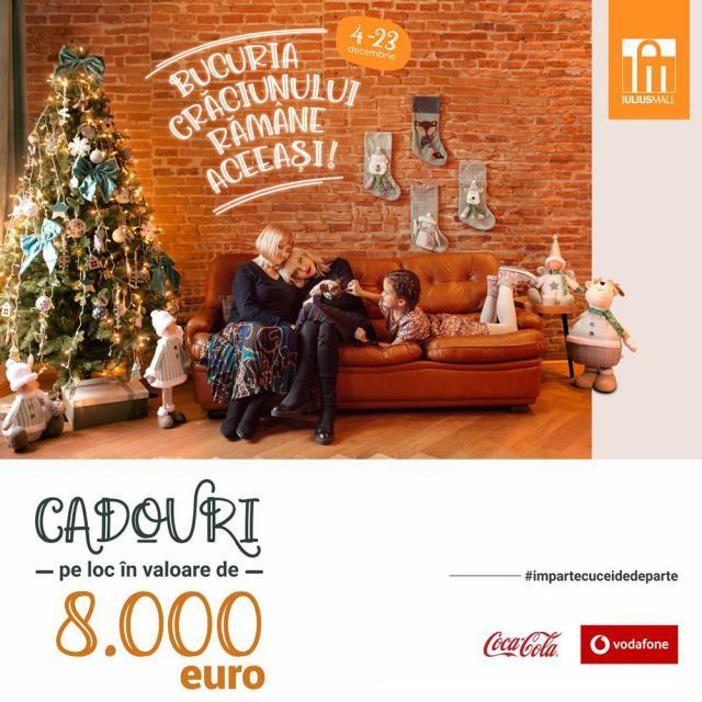 Iulius Mall Suceava a pregătit mii de cadouri, în valoare de peste 8.000 de euro