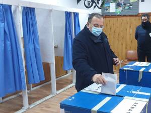 Gheorghe Flutur a votat pentru alegerile parlamentare la Gura Humorului
