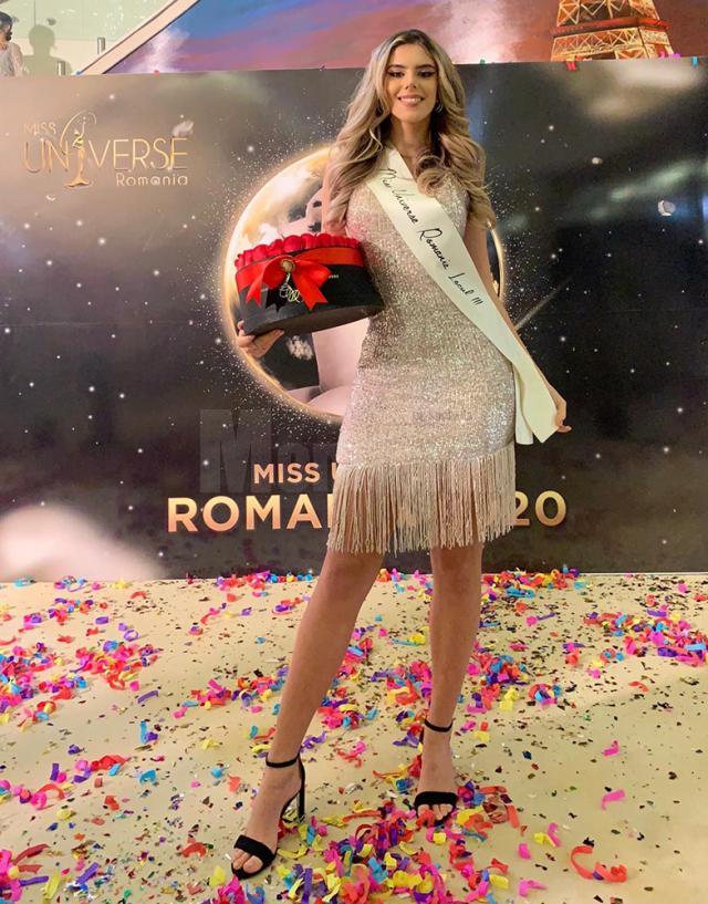 Suceveanca Diana Pălimariu, locul III la Miss Universe România 2020