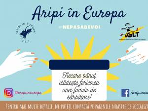 Grupul Local de Tineret „Aripi în Europa” ajută familiile nevoiaşe