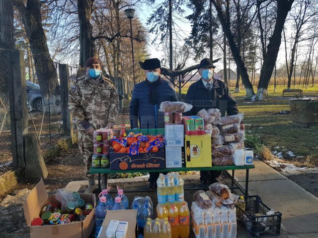 Alimente donate pentru cei internați la Sasca