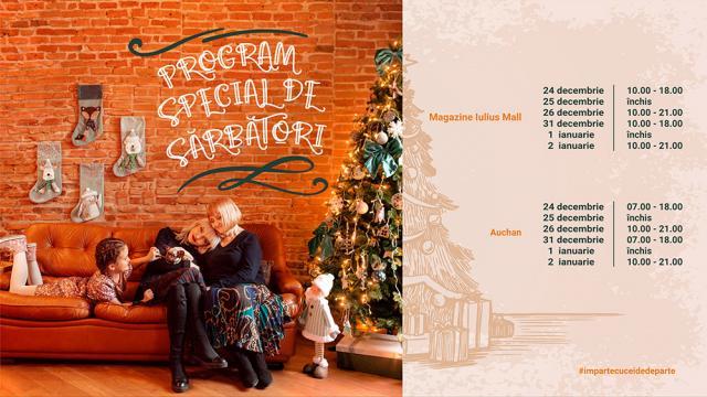 Programul special de Crăciun în malluri și marile magazine din Suceava