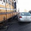 Mașină lovită de trenul Suceava – Putna