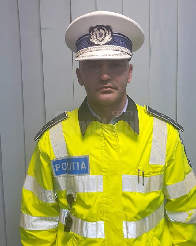 Ofiţerul de poliţie rutieră Alexandru Duţuc