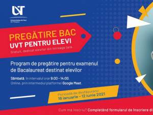 Universitatea de Vest din Timișoara sprijină elevi din toată țara în pregătirea examenului de bacalaureat