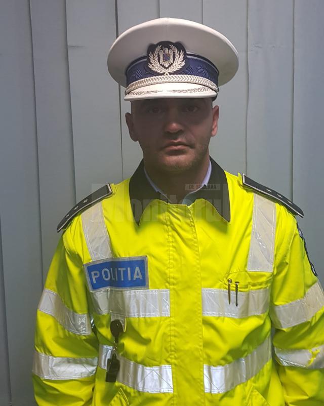 Polițistul rutier Alexandru Duțuc, împuternicit șef la Serviciul Permise și Înmatriculări
