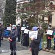 Polițiști de frontieră și militari în rezervă au protestat față de înghețarea salariilor și a pensiilor