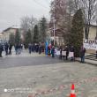 Polițiști de frontieră și militari în rezervă au protestat față de înghețarea salariilor și a pensiilor