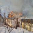 Case salvate de pompieri după două incendii în gospodării