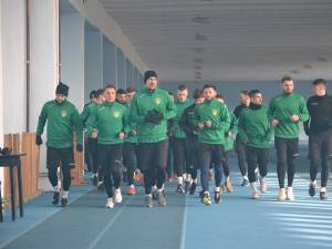 Forestierii au susținut primul antrenament în sala de atletism a stadionului Areni
