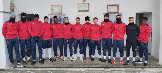 Fotbaliștii de la Şomuz au revenit încrezători la antrenamente. Foto Alex Savescu (Falticeni Online)