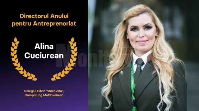 Prof. Alina Cuciurean, directorul Colegiului Silvic „Bucovina”, desemnată Directorul Anului 2020 pentru Antreprenoriat
