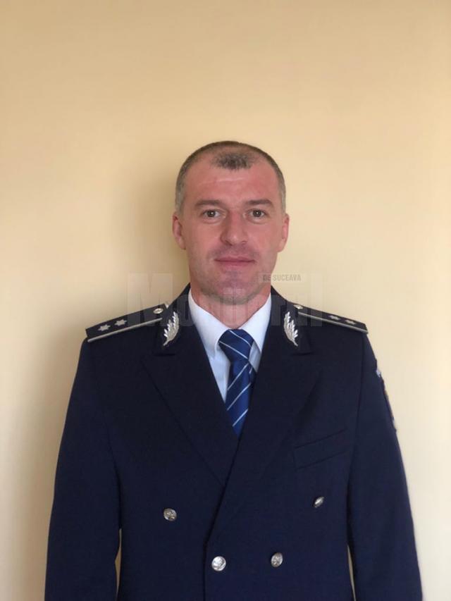 Comisarul-șef Marius Ciotău, președintele Corpului Național al Polițiștilor, organizația Suceava