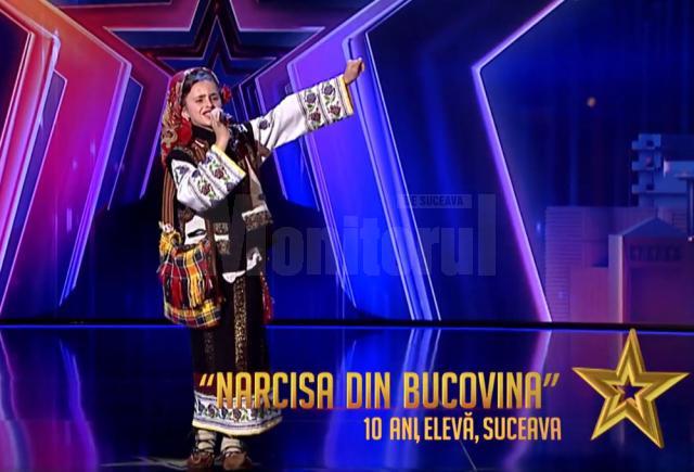 Narcisa din Bucovina a încins scena la “Românii au talent”