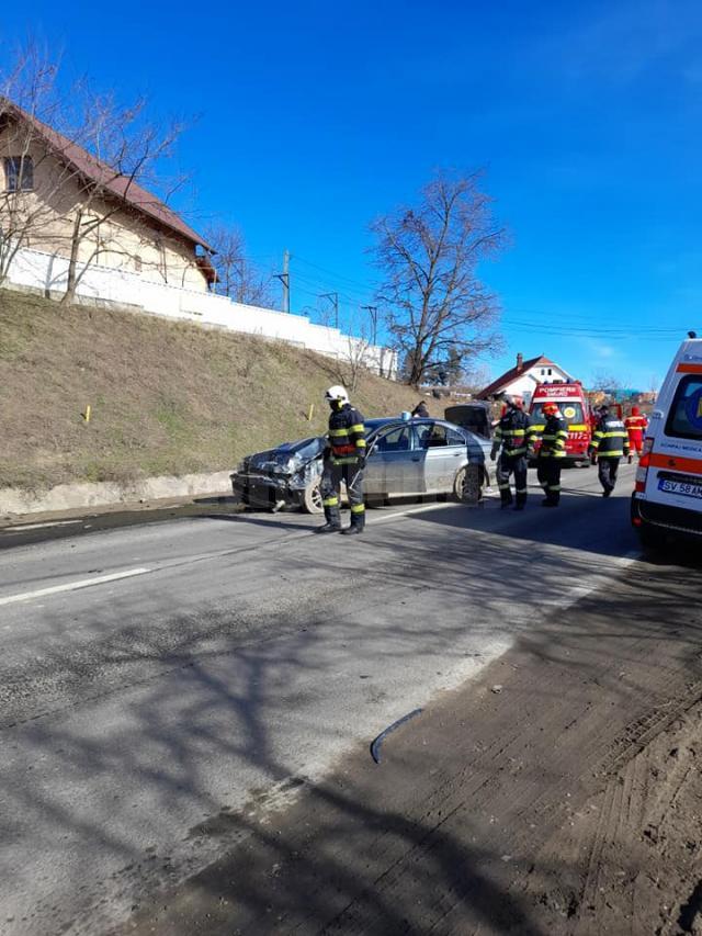 A provocat un accident după ce a ieșit fără a se asigura pe DN 29 Suceava-Botoșani