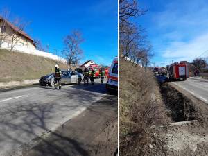 Accidentul s-a petrecut marți, pe raza orașului Salcea, zona de ieșirea spre Dumbrăveni