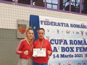 Daniela Maria Polonic şi Alexandra Crihan au urcat pe podium la Cupa României