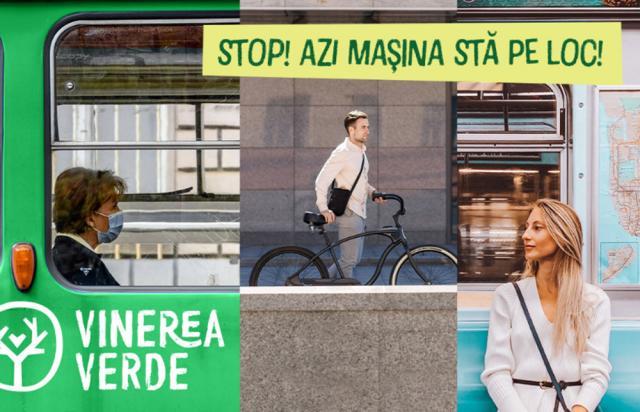 Campanie Agenția pentru Protecția Mediului “Stop! Azi, mașina stă pe loc!” - Vinerea Verde la Suceava