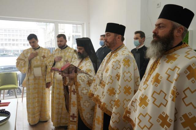 Centrul de Pelerinaje și Turism al Arhiepiscopiei Sucevei și Rădăuților, sfințit de un sobor de preoți și diaconi