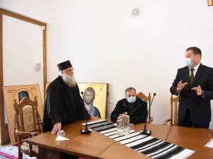 Attila-Zoltán Cseke a fost vineri la Mănăstirea Putna