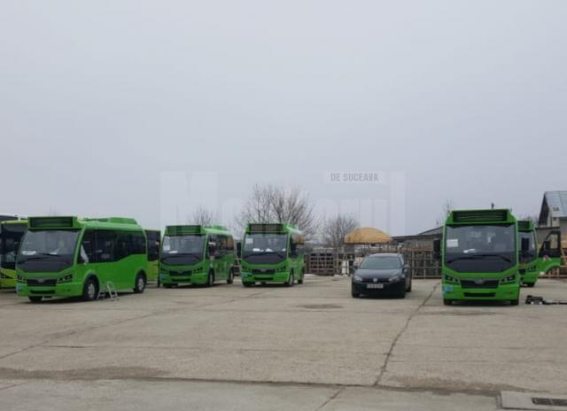 Alte 7 autobuze electrice mici completează parcul auto de transport public electric din Suceava