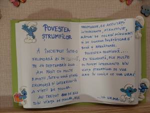 „100 de zile de școală!” pentru „ștrumfii” de la Școala „Miron Costin” Suceava