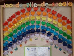 „100 de zile de școală!” pentru „ștrumfii” de la Școala „Miron Costin” Suceava