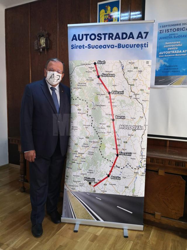 Gheorghe Flutur solicită autostrada A7 până la Siret