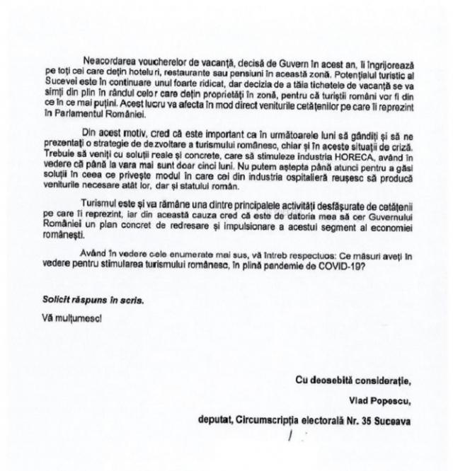 Vlad Popescu: Guvernul Cîțu este nepăsător față de cetățeni și nu are soluții pentru economia românească