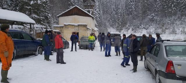 Protest al minerilor de la exploatările de uraniu de la Crucea și Botușana