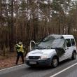 În autoturismul cu care circula Andrei Andrișoaia a zburat o căprioară aruncată de o altă mașină care circula în zonă