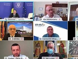 Discuții online pe tema gestionarii pandemiei, la nivelul municipiilor, cu premierul României