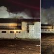 Incendiu puternic la o saună din Șcheia. O benzinărie și un atelier auto au fost în pericol