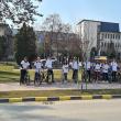 Tinerii ATOS au marcat „Marșul pentru viață!” printr-o  promenadă cu bicicletele prin municipiul Suceava