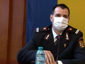Locotenentul Alin Găleată, purtătorul de cuvânt al pompierilor militari suceveni
