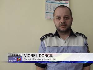 Actualul șef al Serviciului Permise și Înmatriculări Suceava, inspectorul principal de poliție Andrei Viorel Donciu
