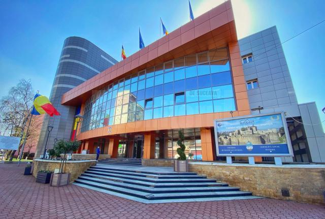 Sediului Primăriei Suceava, modernizat printr-un proiect de reabilitare termică, cu fonduri europene