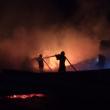 Incendiu devastator la un gater: hala a ars cu tot cu utilaje și material lemnos