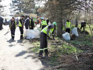 Campania de curățenie de primăvară în Parcul Șipote și în pădurea Zamca