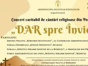 „DAR spre Înviere”, concert caritabil online organizat de Arhiepiscopia Sucevei și Rădăuților