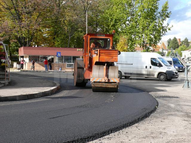 Investiţii majore în infrastructura rutieră şi pietonală a municipiului Fălticeni