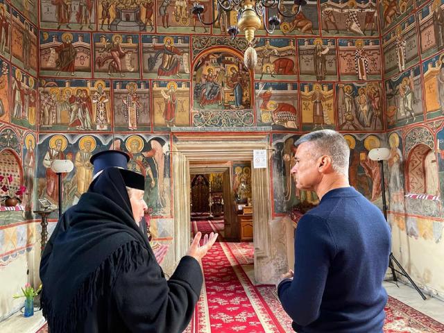 La Mănăstirea Moldovița Foto Facebook David Saranga