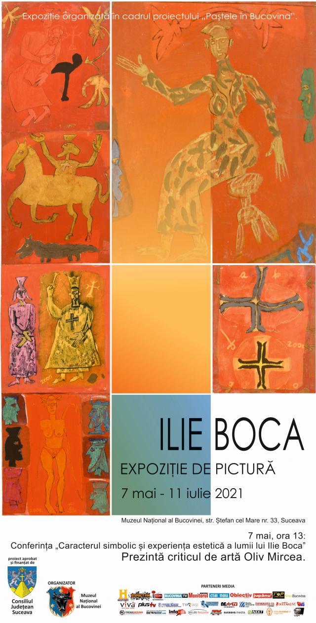 Expoziție de pictură semnată de artistul sucevean Ilie Boca, la Muzeul de Istorie