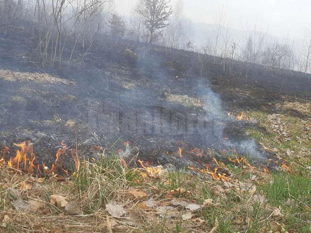 Un bărbat care a luat foc de la vegetația pe care o incendiase a murit la câteva zile după spitalizare