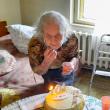Cel mai în vârstă cetățean al municipiului Suceava, Lucea Bohatereț, la împlinirea a 104 ani