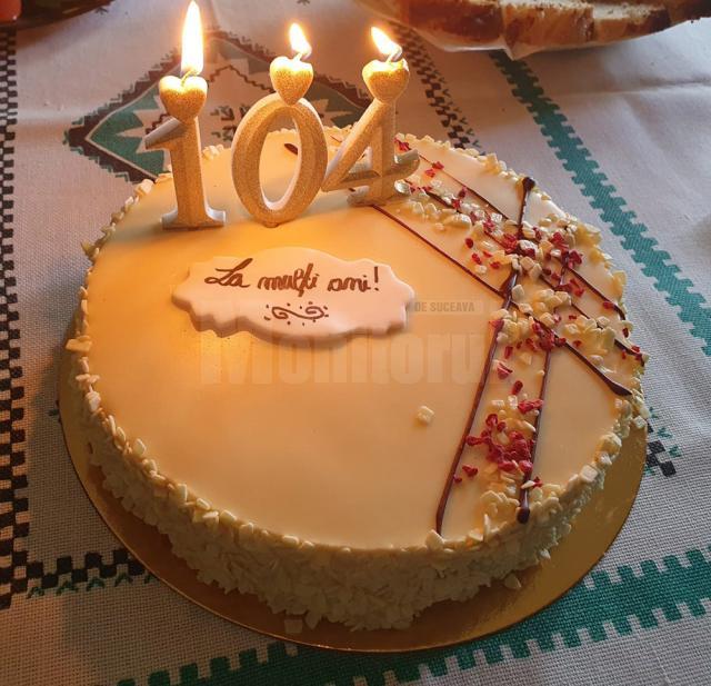 Cel mai vârstnic cetățean al Sucevei, sărbătorit la împlinirea a 104 ani
