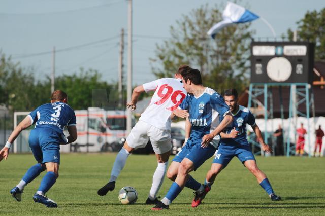 Bucovina Radauti a pierdut calificarea în meciul retur cu Dacia Unirea Brăila. Foto Cristian Plosceac