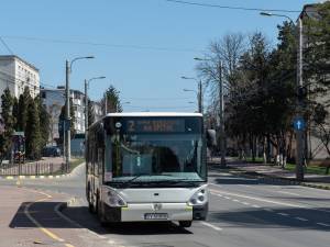 Autobuz al societății de transport public local din Suceava
